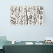 Zwarte en Witte Schildpad Reptielen Alligators Spandoek (Beurs)