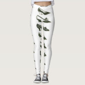 zwarte en witte schoenen leggings (Voorkant)