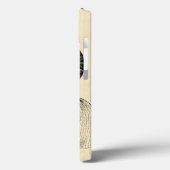  zwarte en witte schroef Case-Mate iPhone case (Achterkant / Links)