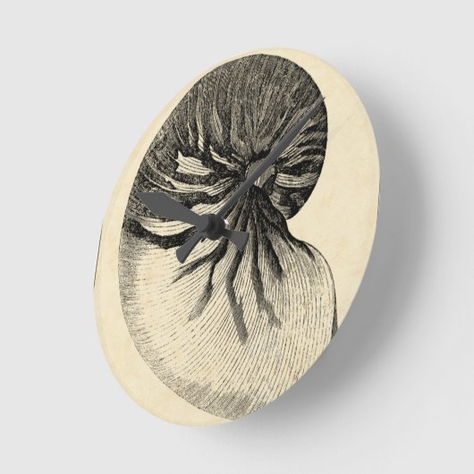 zwarte en witte schroef ronde klok (Hoek)