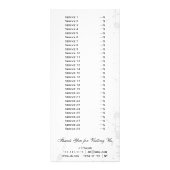 zwarte en witte servicerackkaart reclamekaart (Achterkant)