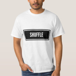Zwarte en witte Shuffle Dance T-Shirt