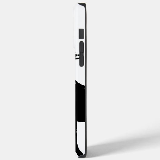 Zwarte en witte Silhouette  Moose Wolf Case-Mate iPhone Case (Achterkant / Links)