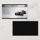 Zwarte en witte Sjabloon 5 Visitekaartje (Voorkant / Achterkant)