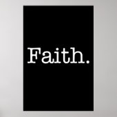 Zwarte en witte Sjabloon van het Inspirerend citaa Poster (Voorkant)