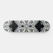 Zwarte en witte skateboard (Horizontaal)