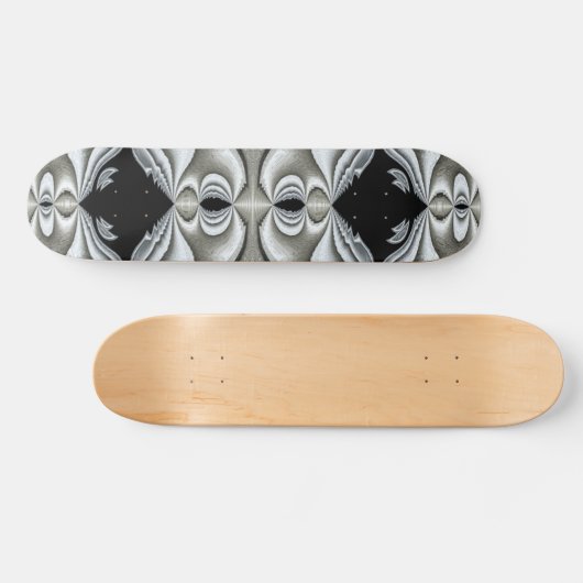 Zwarte en witte skateboard (Horizontaal)