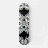 Zwarte en witte skateboard (Voorkant)