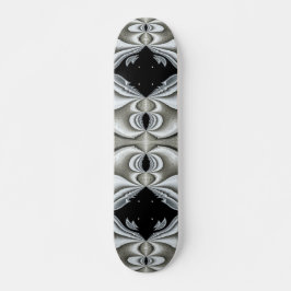 Zwarte en witte skateboard