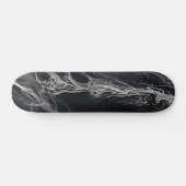 Zwarte en witte skateboard (Horizontaal)