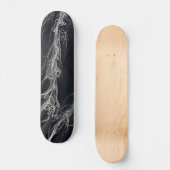 Zwarte en witte skateboard (Voorkant)