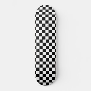 zwarte en witte skateboard. persoonlijk skateboard