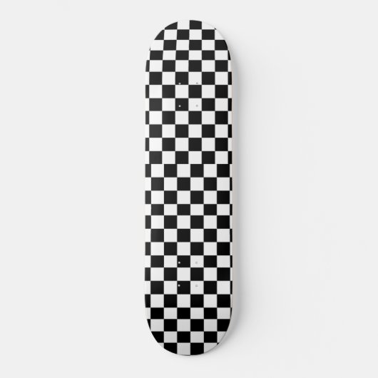 zwarte en witte skateboard. persoonlijk skateboard (Voorkant)
