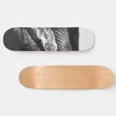 Zwarte en witte slang persoonlijk skateboard (Horizontaal)