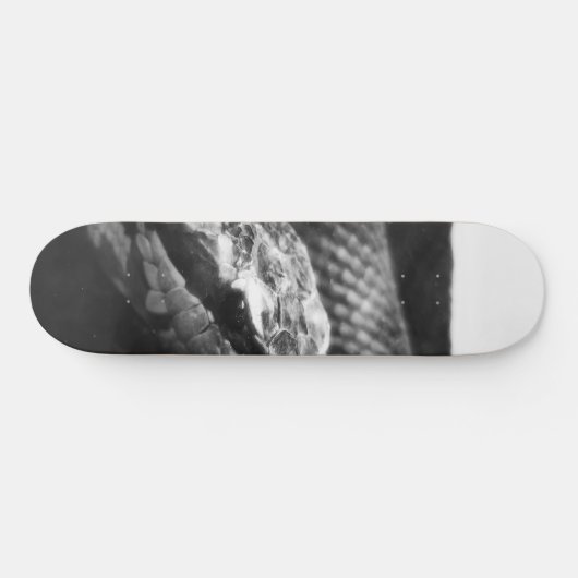 Zwarte en witte slang persoonlijk skateboard (Horizontaal)