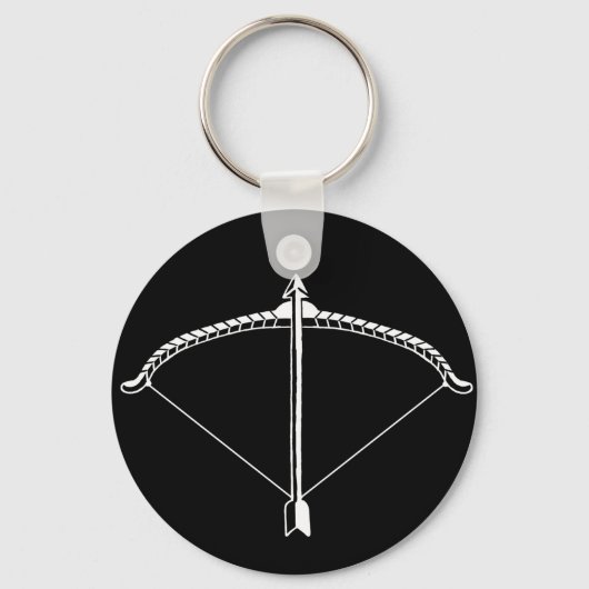 Zwarte en witte Sleutelhanger (Voorkant)