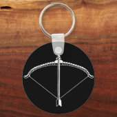 Zwarte en witte Sleutelhanger (Voorkant)
