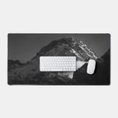 Zwarte en witte sneeuwberg bureaumat (Keyboard & Muis)