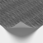 Zwarte en witte snijlijnen Verpakkingspapier Cadeaupapier (Hoek)