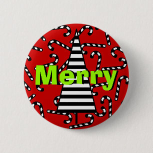 Zwarte en witte snoeprietjes en bomen ronde button 5,7 cm