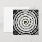 Zwarte en witte spiraal (Voorkant / Achterkant)