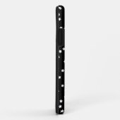 Zwarte en witte sterren Case-Mate iPhone case (Achterkant/rechts)