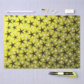 zwarte en witte sterren in goudpapier tissuepapier (Craft)