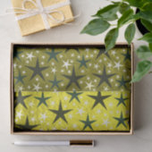 zwarte en witte sterren in goudpapier tissuepapier (Geschenk)