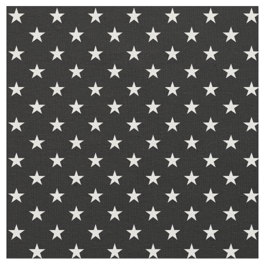 Zwarte en witte sterren stof (Close Up)