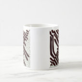 Zwarte en witte Stippen A21 Koffiemok (Center)