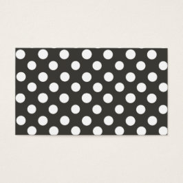Zwarte en witte Stippen Visitekaartjes