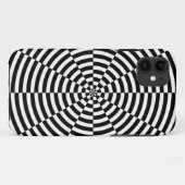 Zwarte en witte straling van Kenneth Yoncich Case-Mate iPhone Case (Achterkant (horizontaal))