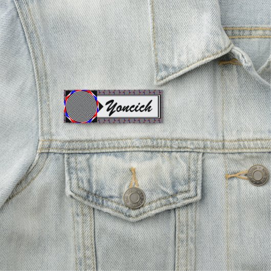 Zwarte en witte straling van Kenneth Yoncich Naamplaatje (In situ)