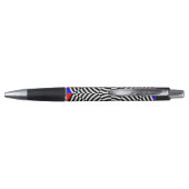Zwarte en witte straling van Kenneth Yoncich Pen (Achterkant)
