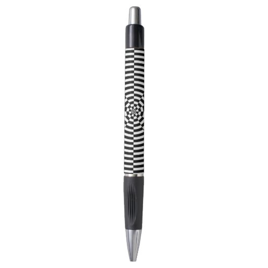 Zwarte en witte straling van Kenneth Yoncich Pen (Voorkant Verticaal)