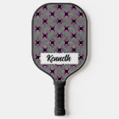 Zwarte en witte straling van Kenneth Yoncich Pickleball Paddle (Voorkant)