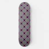 Zwarte en witte straling van Kenneth Yoncich Skateboard (Voorkant)