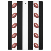 Zwarte en witte streep, Bedankt Football Coach-naa Klembord (Achterkant)