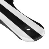 Zwarte en witte streep snijplank (Hoek)