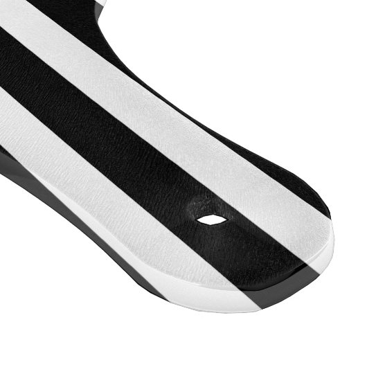 Zwarte en witte streep snijplank (Hoek)