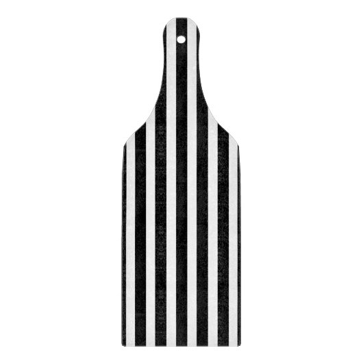 Zwarte en witte streep snijplank (Voorkant)