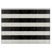 Zwarte en witte streep snijplank (Voorkant)