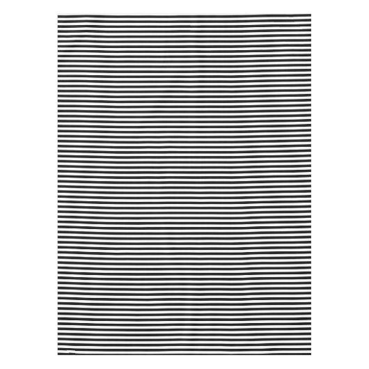 Zwarte en witte streep tafelkleed (Voorkant)