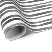 Zwarte en witte strepen cadeaupapier (Rol Hoek)
