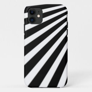 zwarte en witte strepen Case-Mate iPhone case