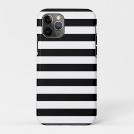 Zwarte en witte strepen Case-Mate iPhone case
