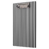 Zwarte en witte strepen; gestreept klembord (Links)
