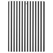 Zwarte en witte strepen klembord (Achterkant)
