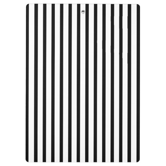 Zwarte en witte strepen klembord (Achterkant)