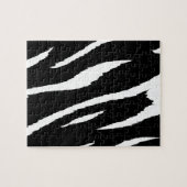 Zwarte en witte strepen legpuzzel (Horizontaal)